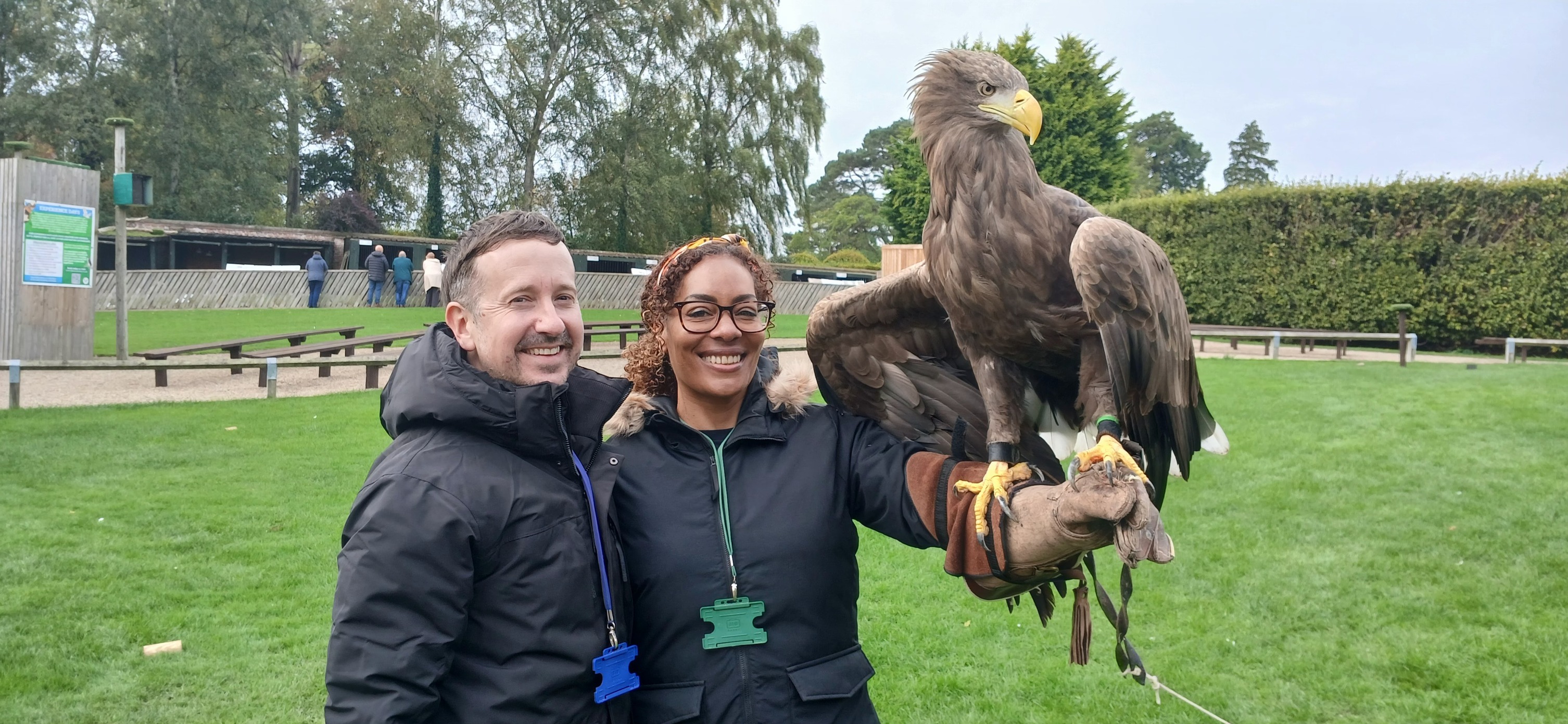 Steven Lewis-Neil with Eagle