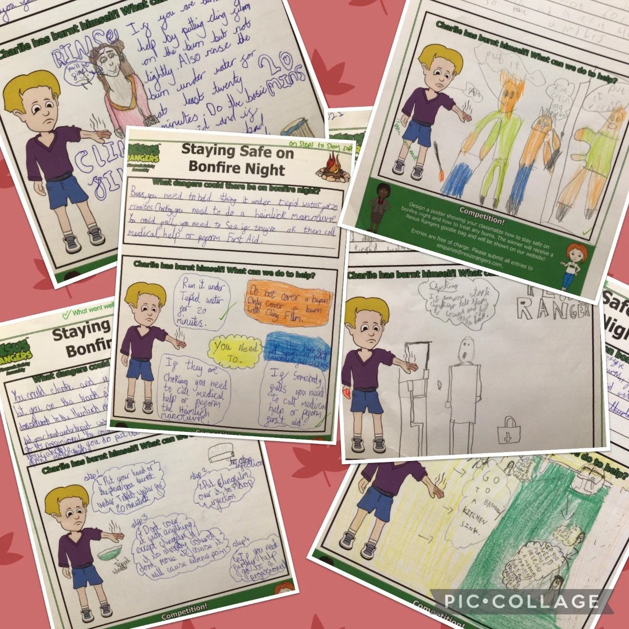 First aid worksheets