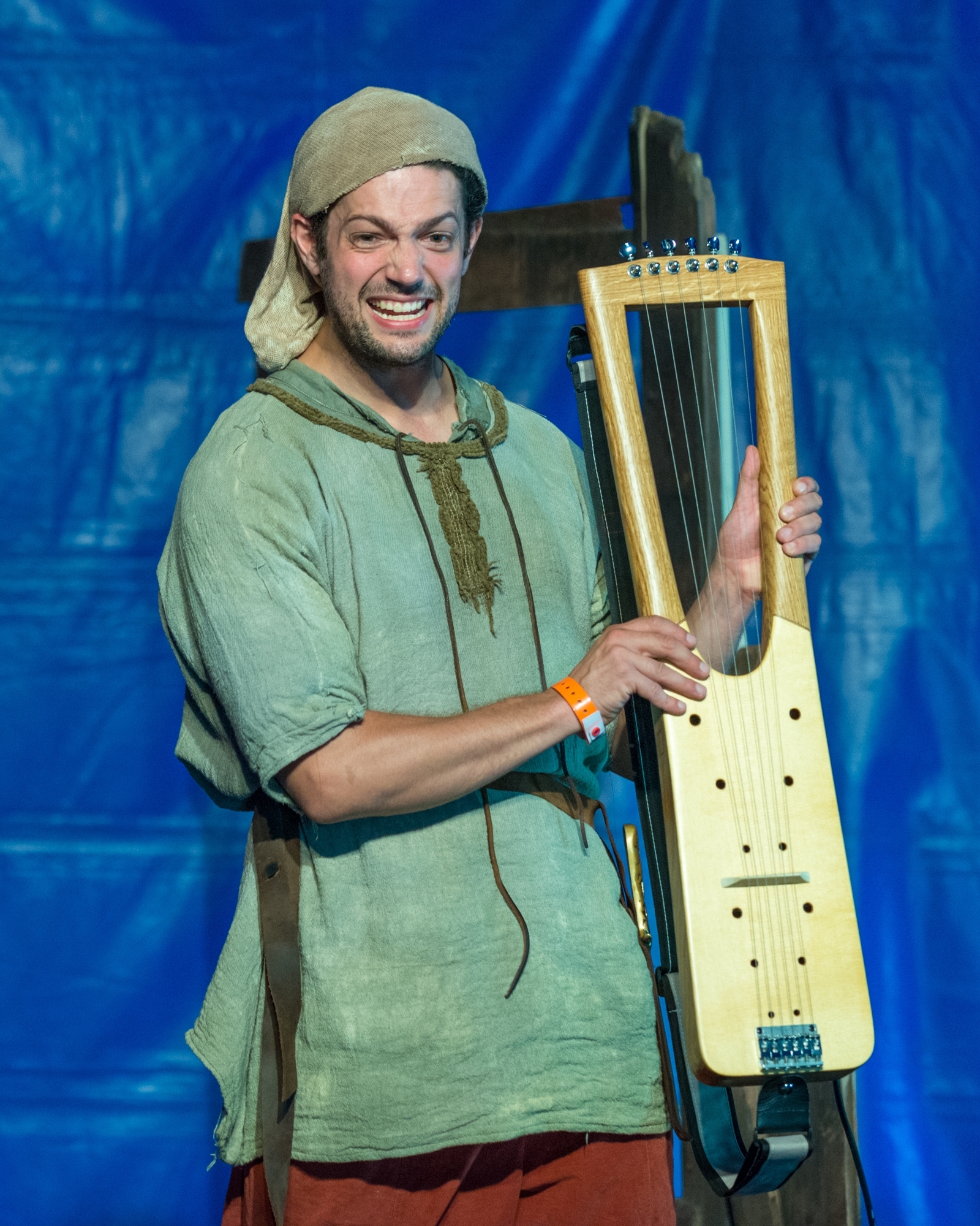 Actor with music prop