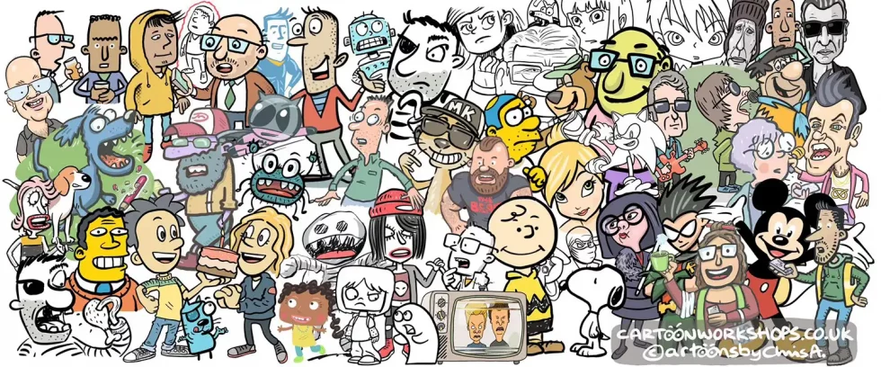 Cartoon characters