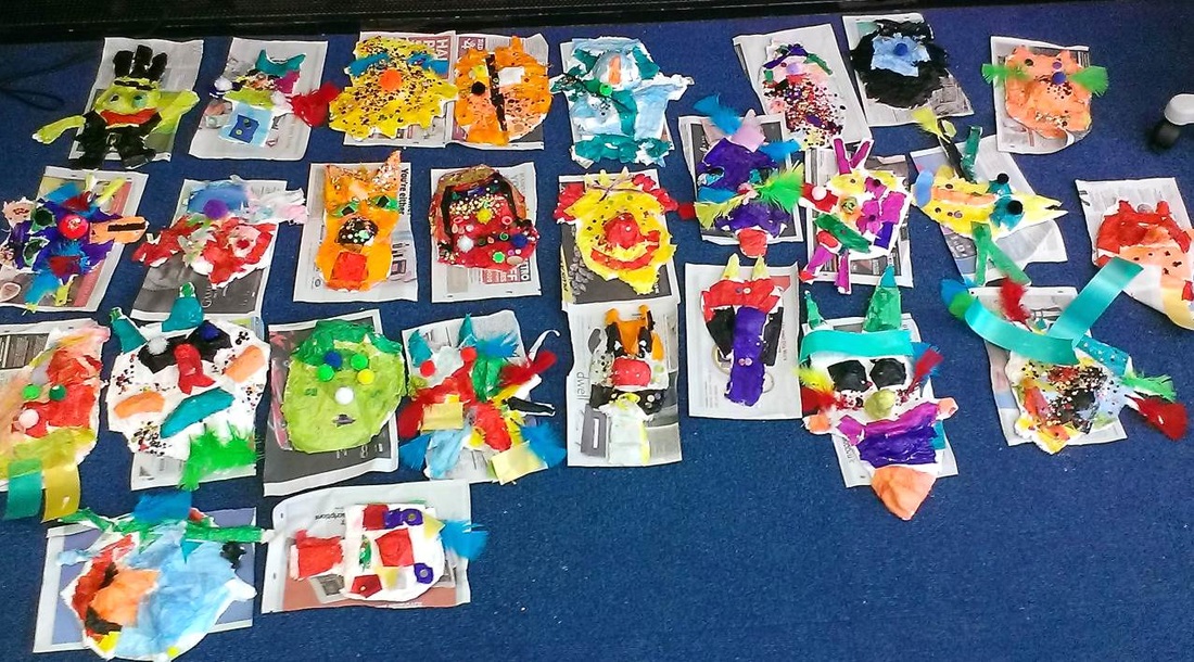 Beautiful 3D art work created by children