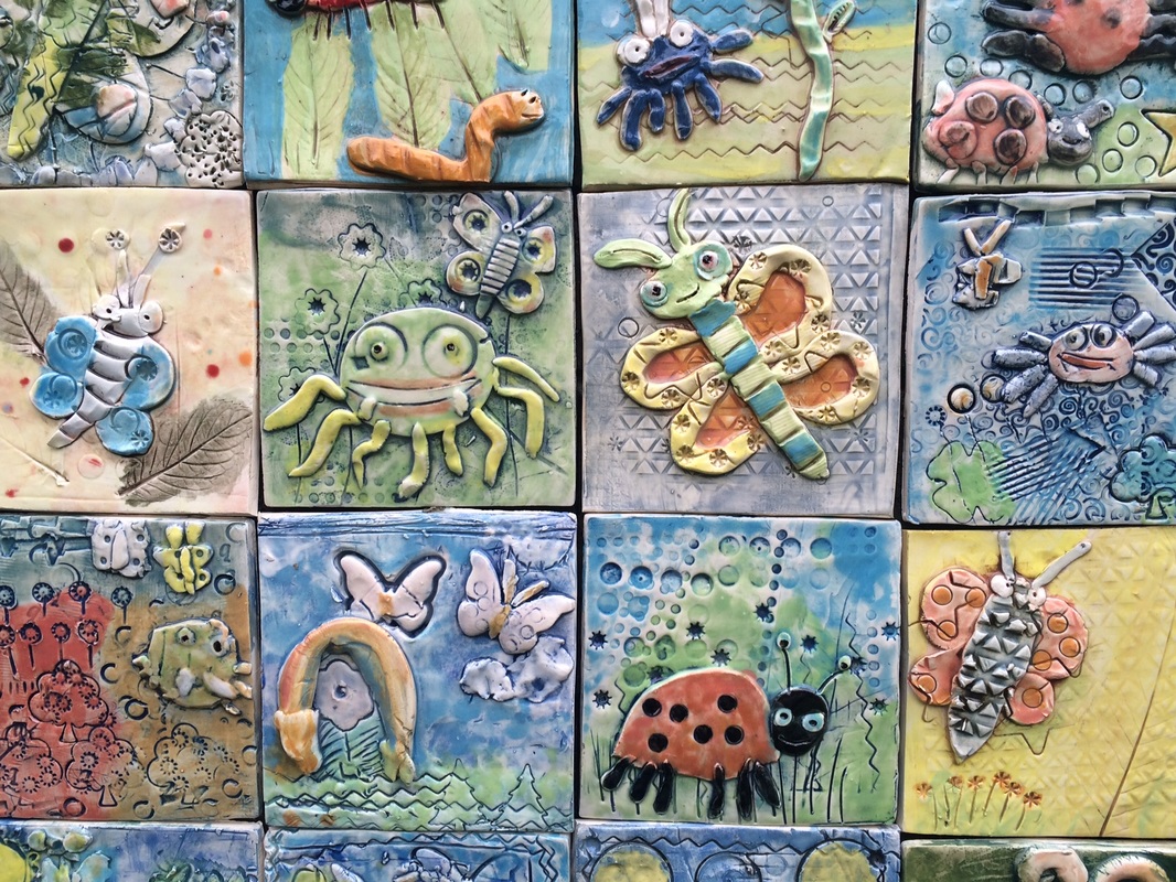 Animal tile 3D art