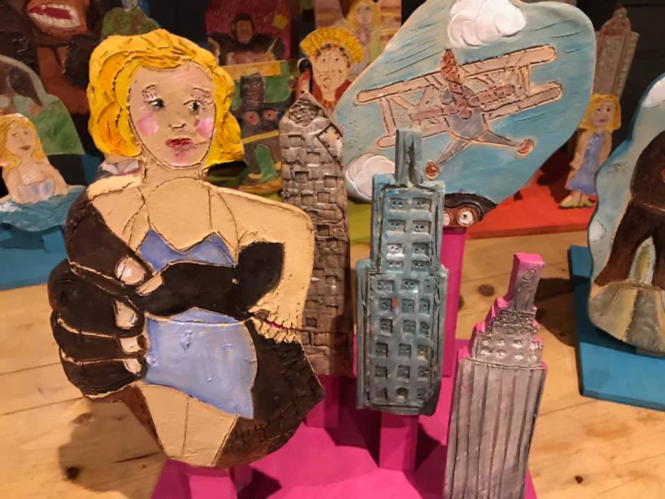 3D Craft storyboard with various female characters