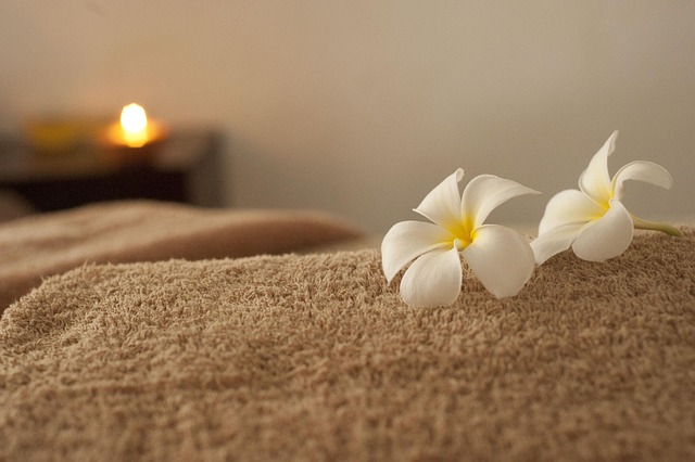 Relaxing vibe with flowers