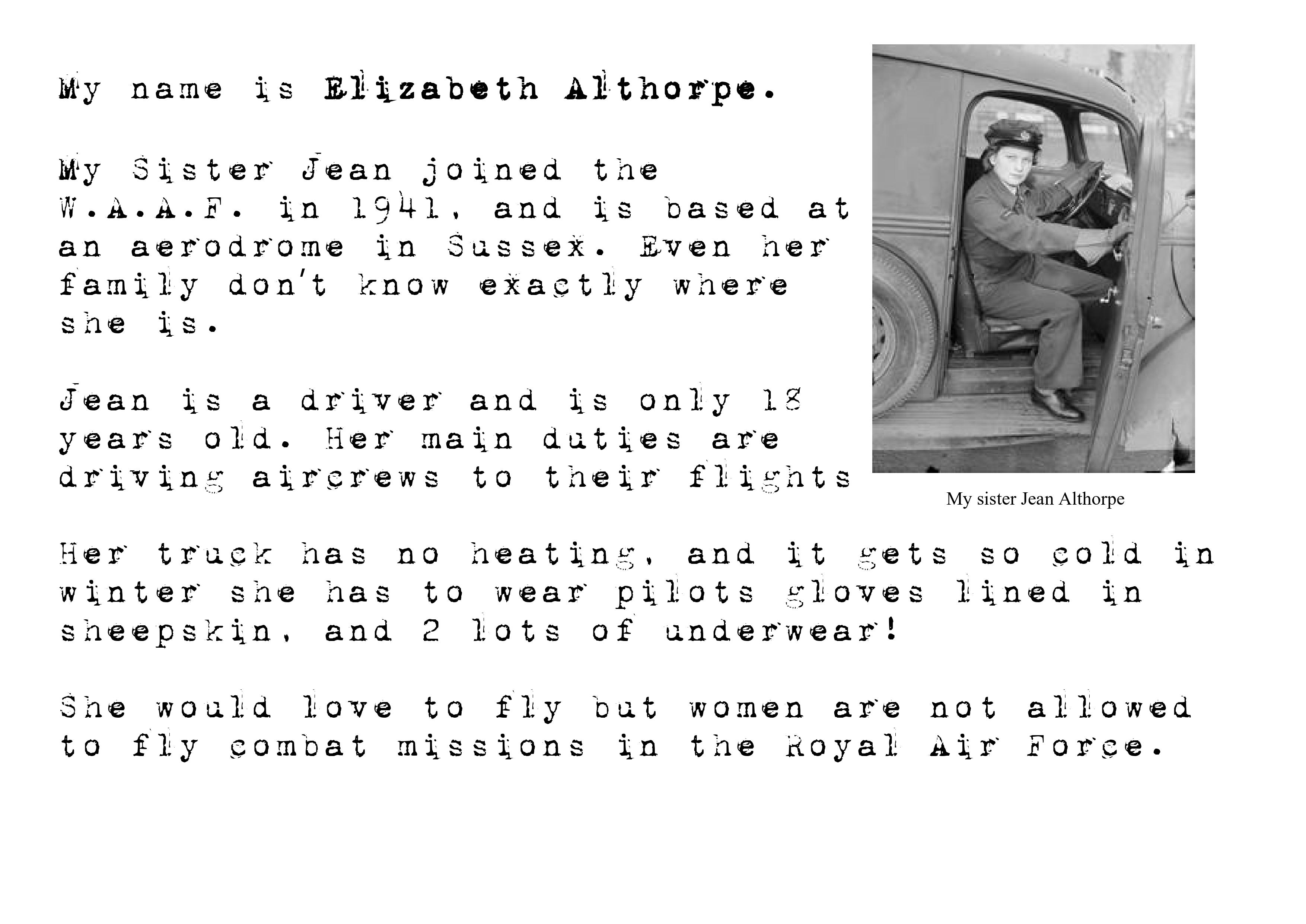 Elizabeth Althorpe card 1