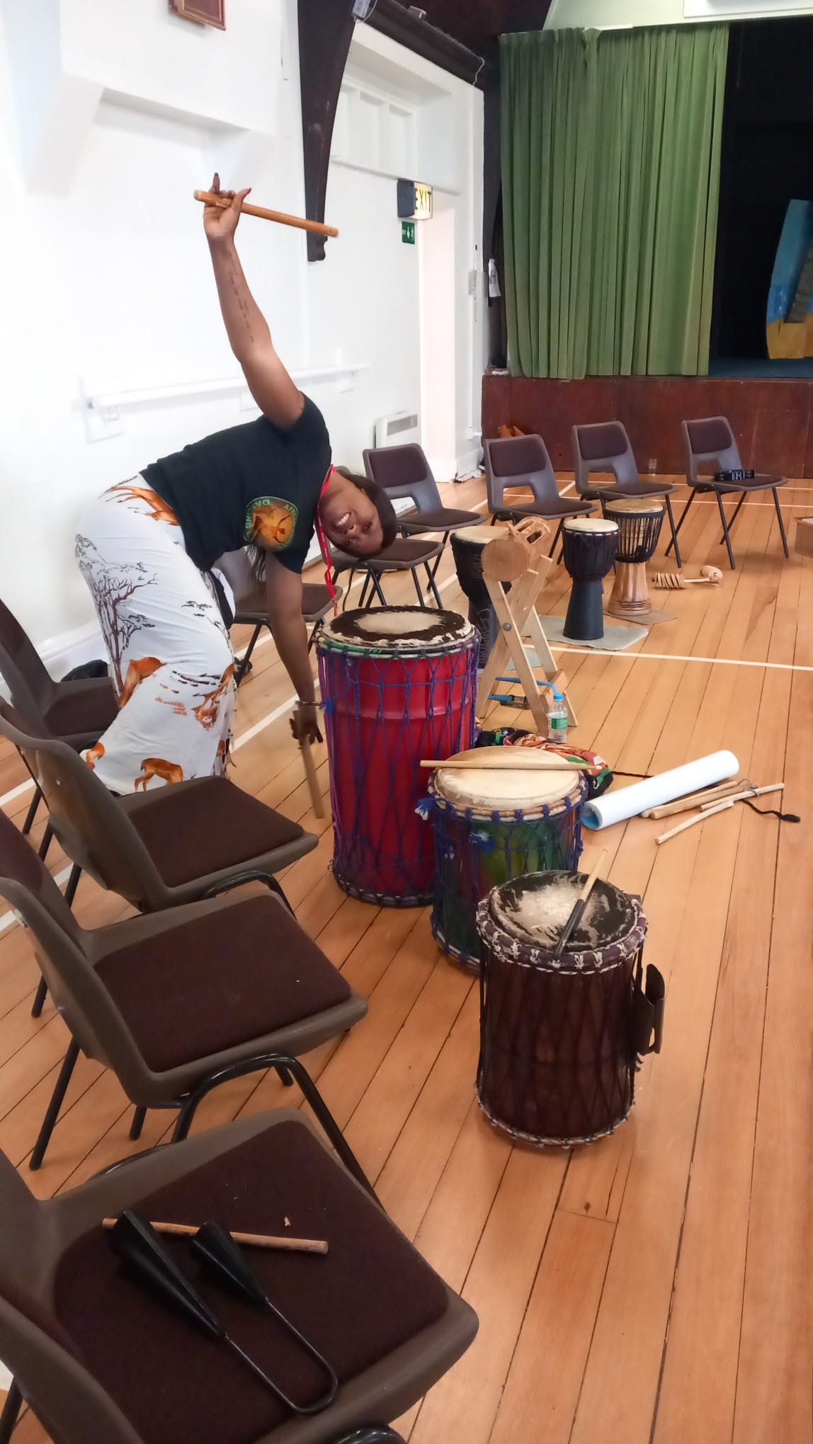 Drummer Ready to Perform