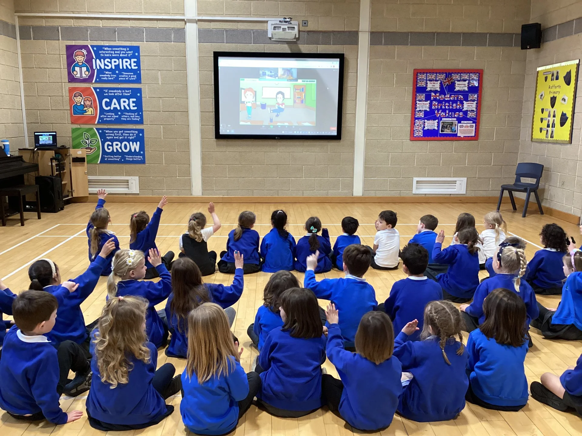 First aid school assembly