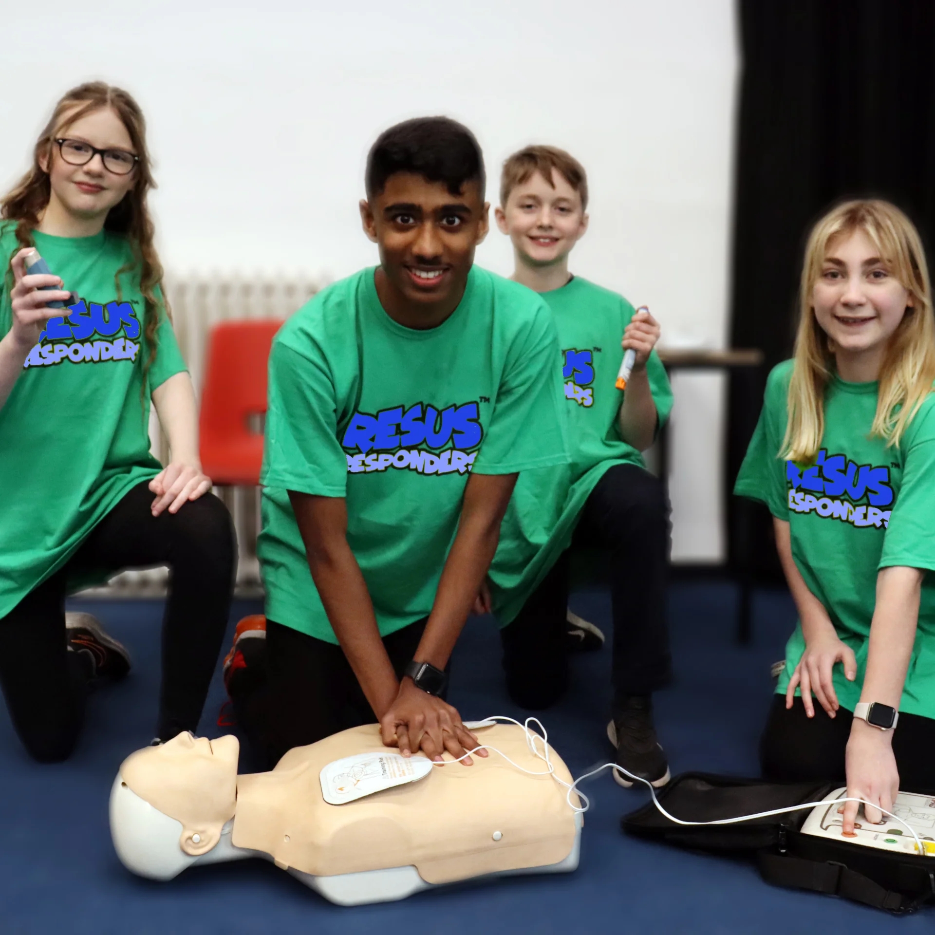 Rescue responders - teenagers
