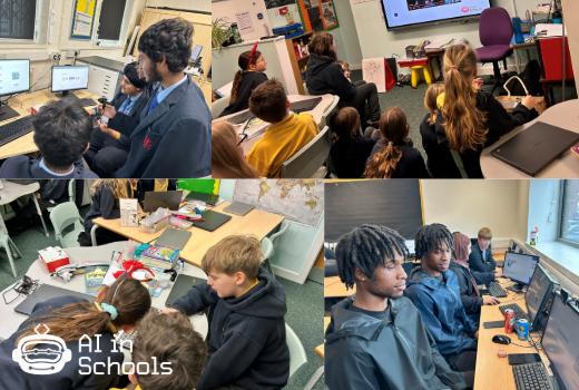 AI in Schools Workshops Collage