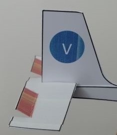 Cardstock Glider Elevators