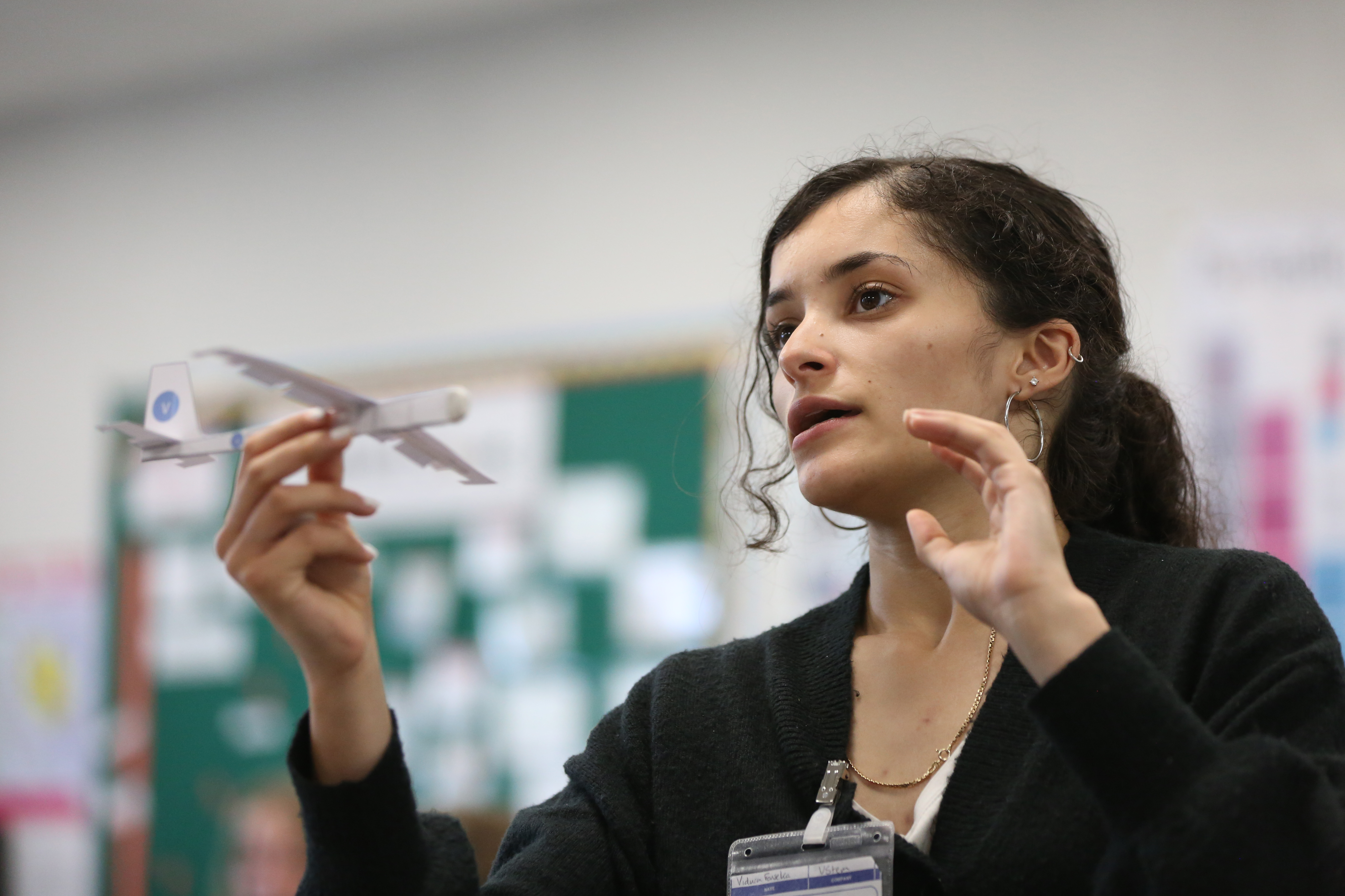 Mona Demonstrating Aircraft Glider