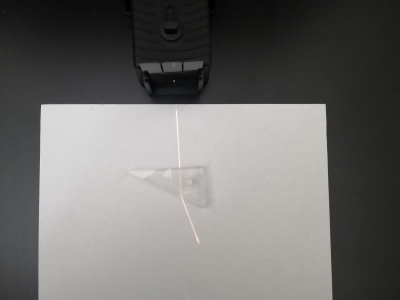 Convex Lens Merging Light Waves