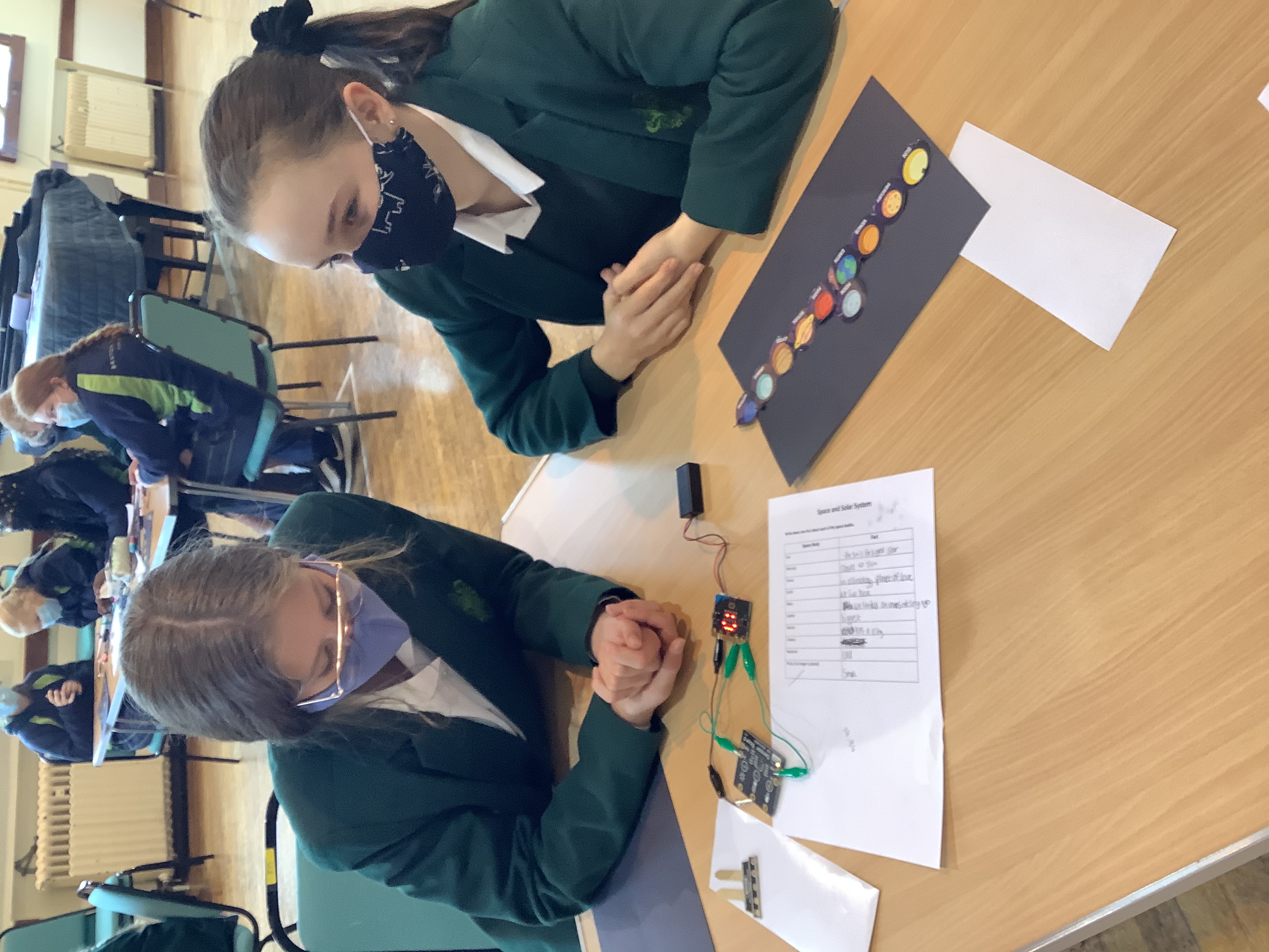 Students in Solar System Workshop Session