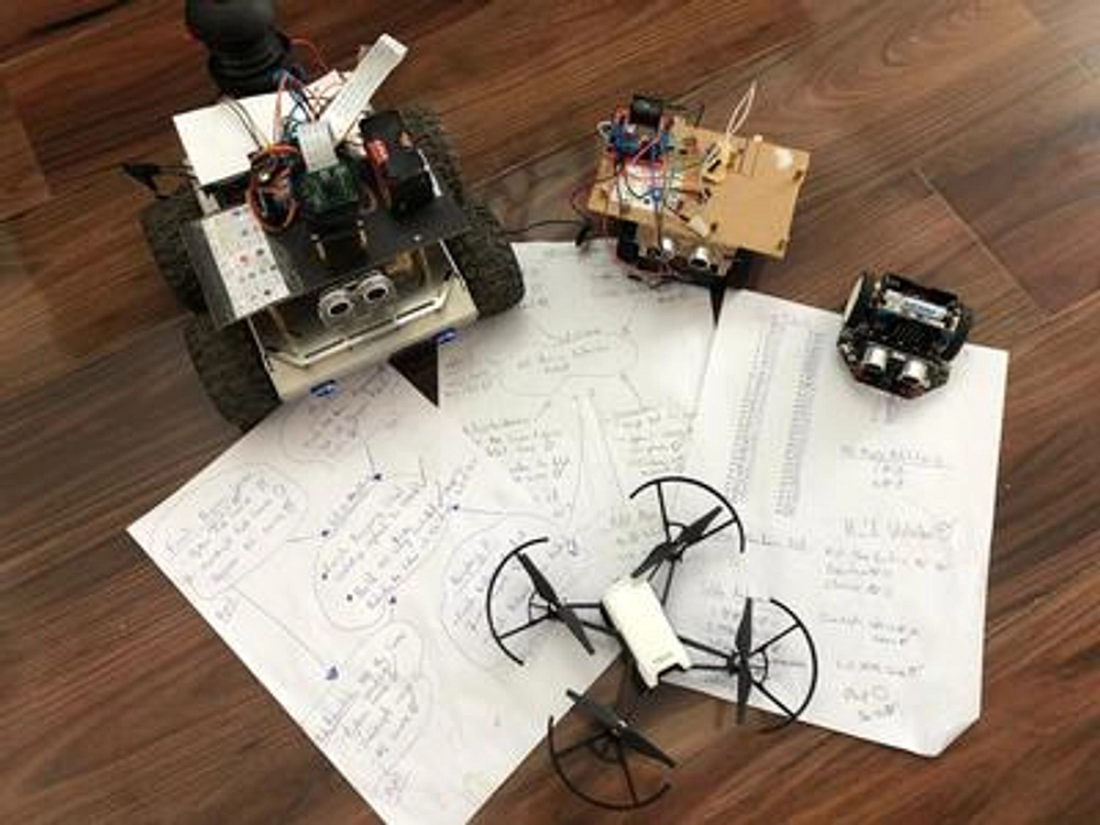 Robots, drones and coding notes