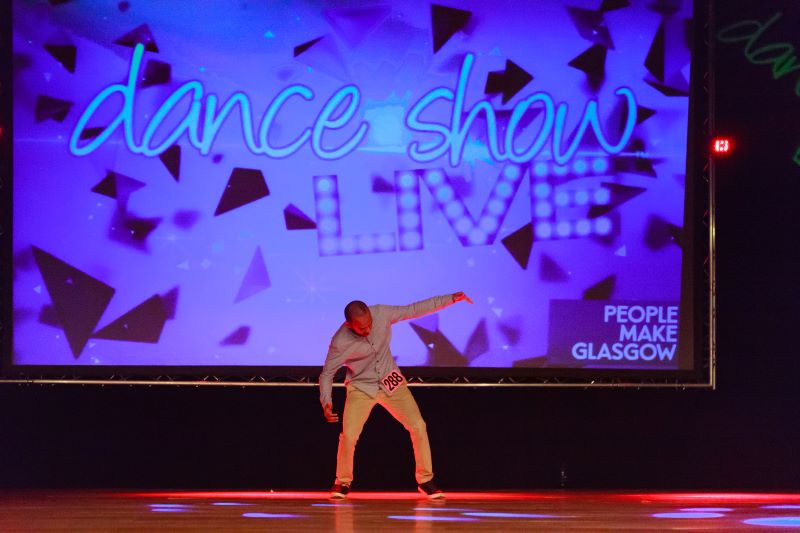 Performing at Dance Show Live