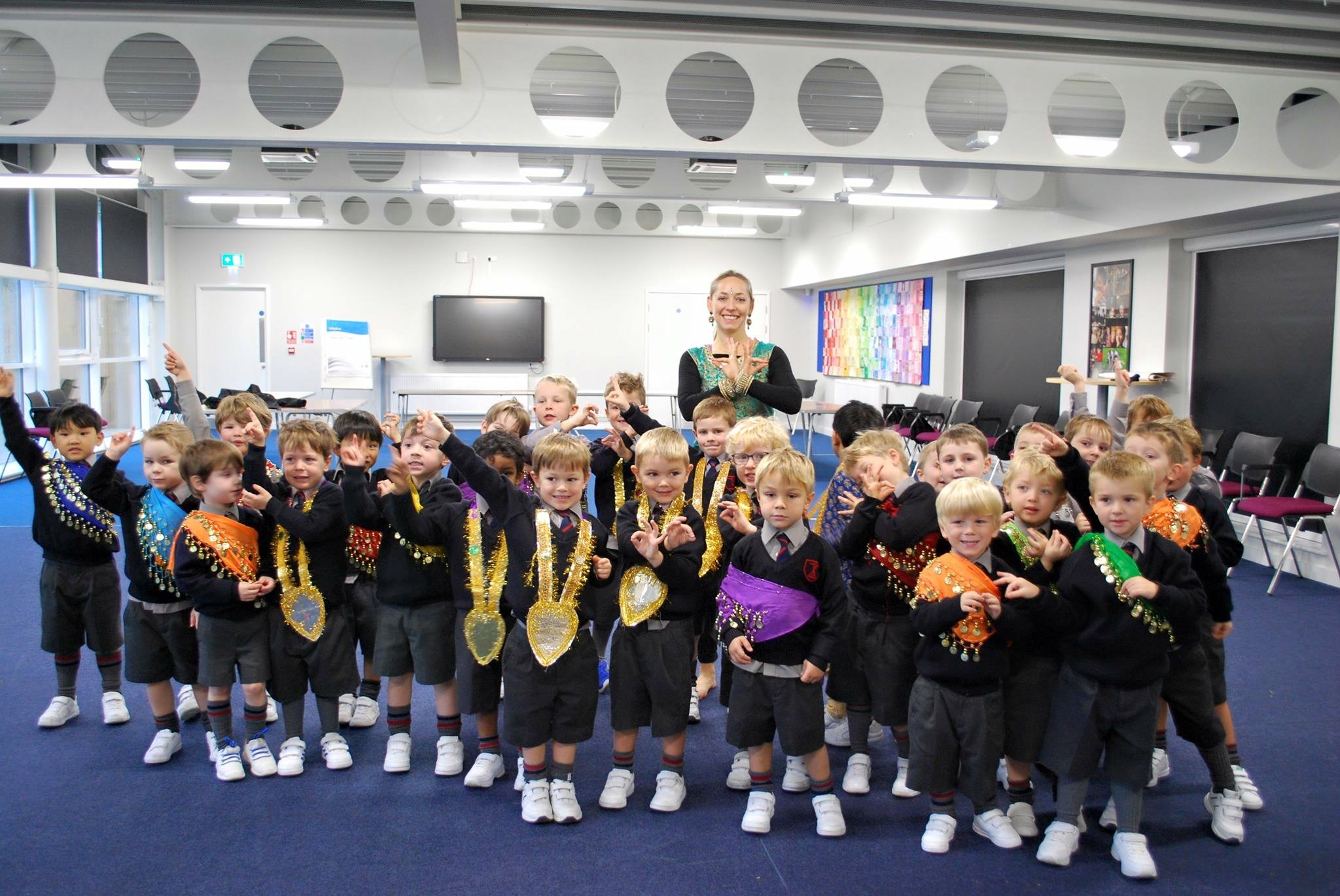 Primary Bollywood dance class