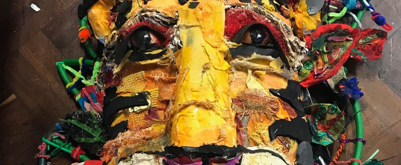Colourful art mask