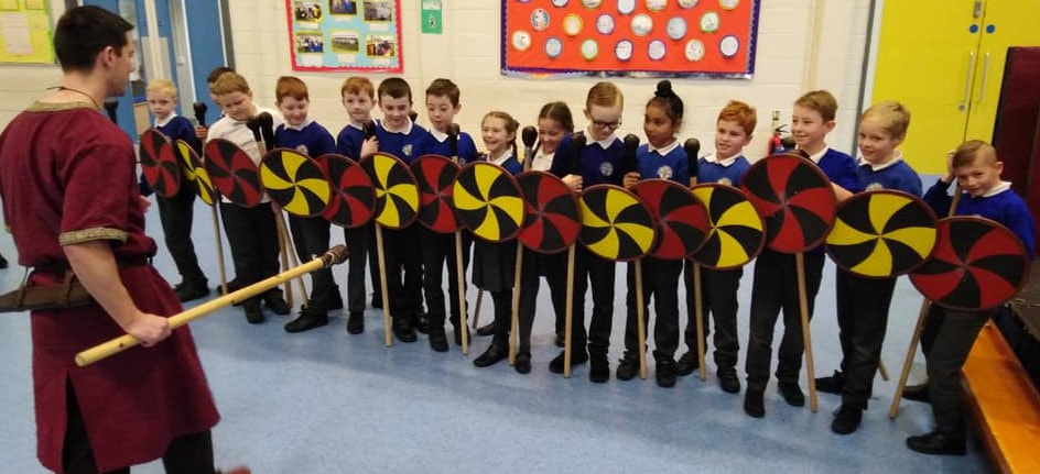 Children in Anglo-Saxon formation