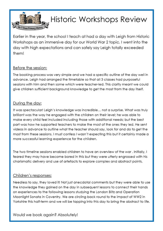 Historic workshop review