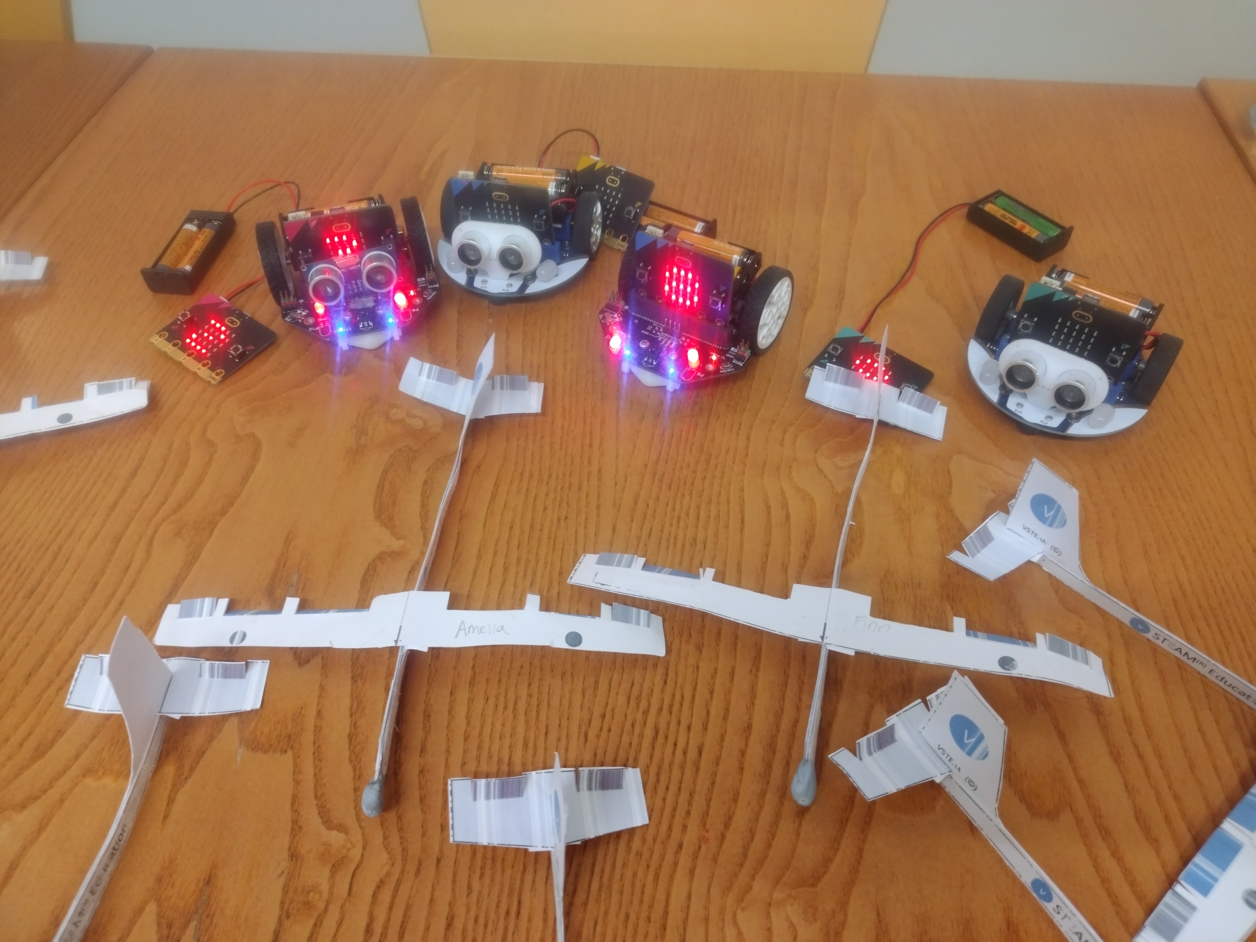 Robots and aircrafts