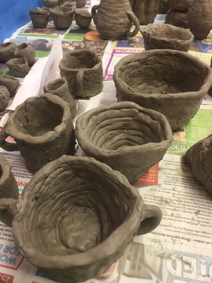 Clay pottery